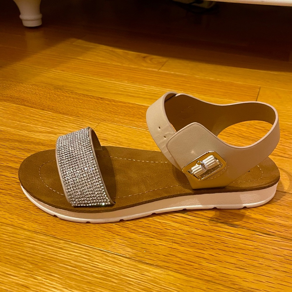 Steve Madden rhinestone sandals NIB